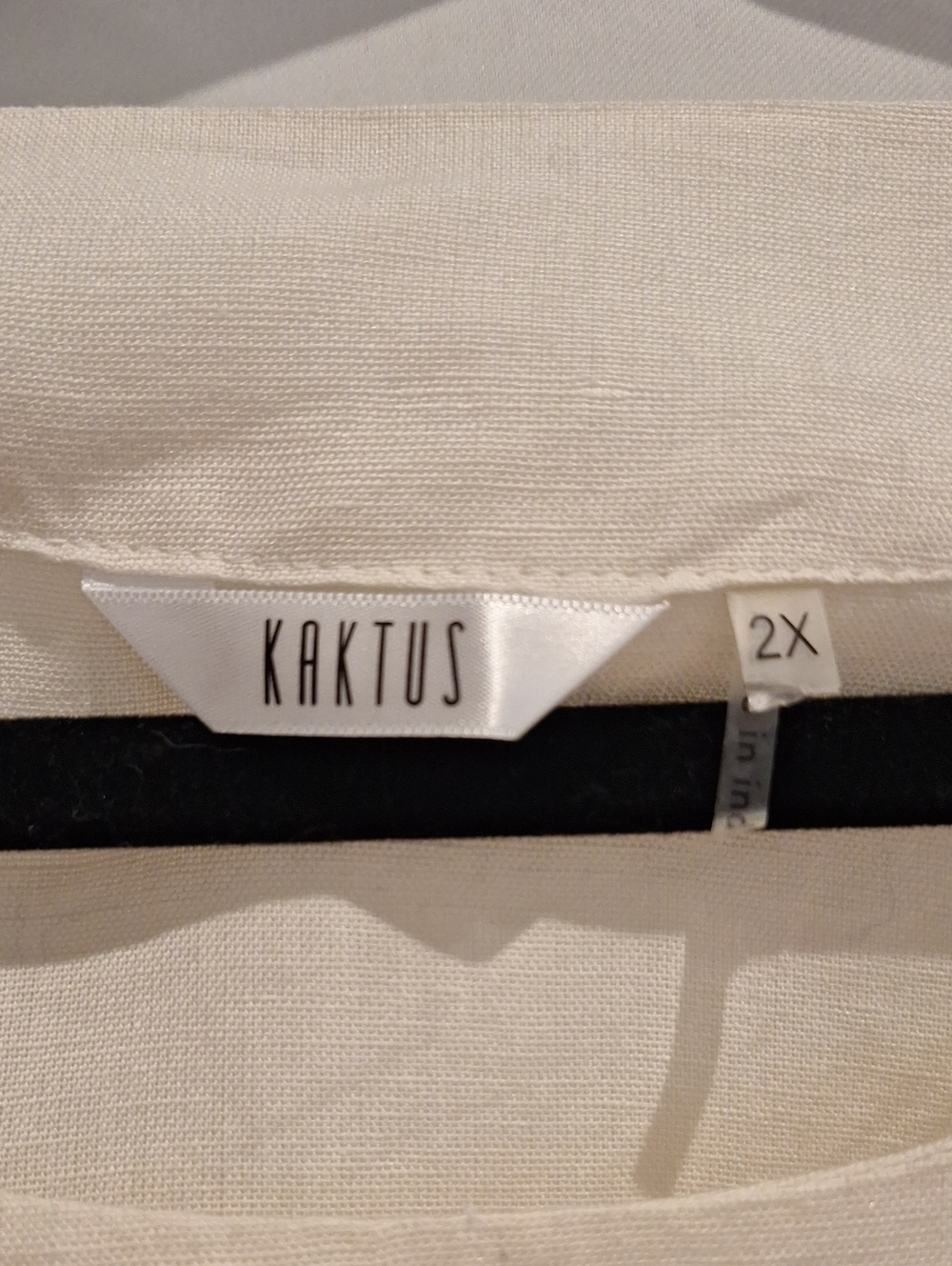 Kaktus Cream Lagenlook Pocket Tunic Top Dress - Picture 2 of 10